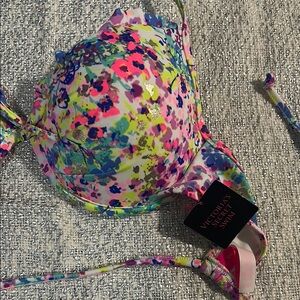 Victoria's Secret Colorful Floral Bikini Top